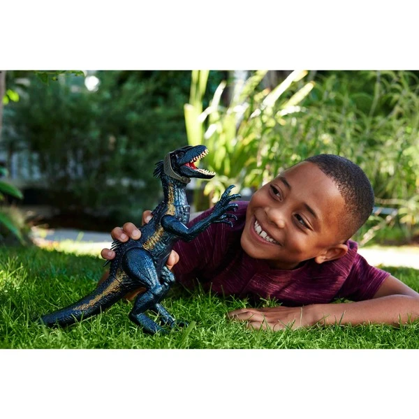 Mattel Jurassic World Track 'N Attack Indoraptor, Spielfigur – Bild 6
