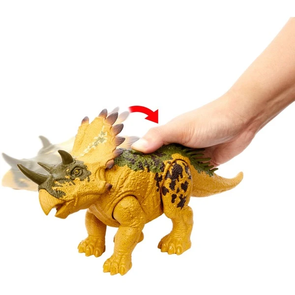 Mattel Jurassic World Wild Roar Regaliceratops, Spielfigur 7 Mattel Jurassic World Wild Roar Regaliceratops, Spielfigur – Bild 5