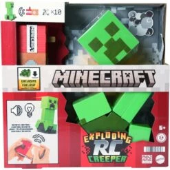 Mattel Minecraft Explodierender Ferngesteuerter Creeper, Spielfigur -Spielzeug Verkäufe Mattel Minecraft explodierender ferngesteuerter Creeper Spielfigur@@100055781 6