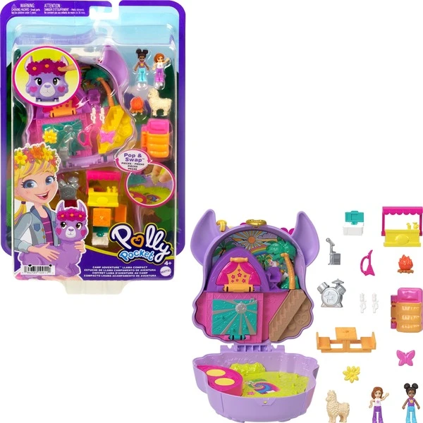 Mattel Polly Pocket Lama Camp, Spielfigur 3 Mattel Polly Pocket Lama Camp, Spielfigur