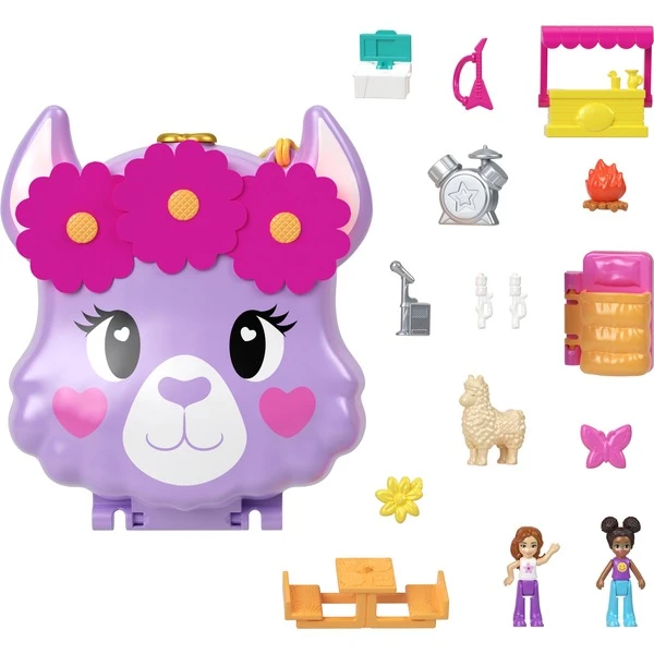 Mattel Polly Pocket Lama Camp, Spielfigur 4 Mattel Polly Pocket Lama Camp, Spielfigur – Bild 2