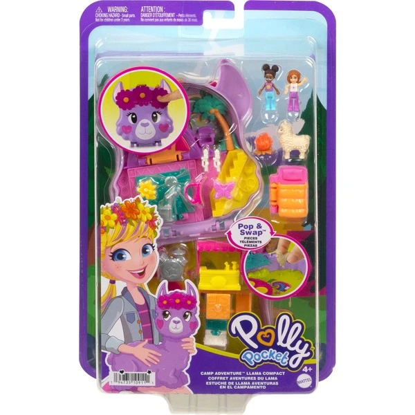 Mattel Polly Pocket Lama Camp, Spielfigur 16 Mattel Polly Pocket Lama Camp, Spielfigur – Bild 14