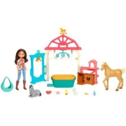 Mattel Spirit Luckys Tierbaby-Pflegestation Mit Pony & Fohlen, Puppe -Spielzeug Verkäufe Mattel Spirit Luckys Tierbaby Pflegestation mit Pony Fohlen Puppe@@1807754 2