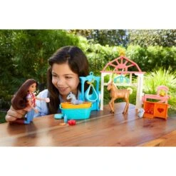 Mattel Spirit Luckys Tierbaby-Pflegestation Mit Pony & Fohlen, Puppe -Spielzeug Verkäufe Mattel Spirit Luckys Tierbaby Pflegestation mit Pony Fohlen Puppe@@1807754 8
