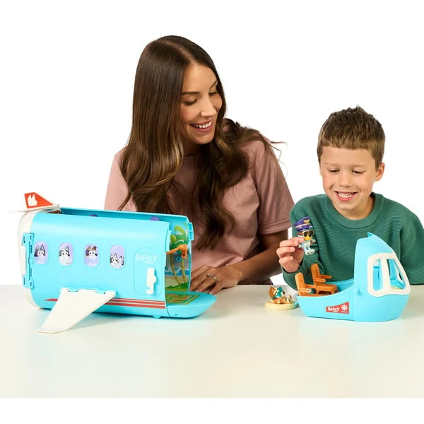Moose Toys Bluey - 3-in-1 Airplane Spielset, Spielfahrzeug 14 Moose Toys Bluey - 3-in-1 Airplane Spielset, Spielfahrzeug – Bild 12