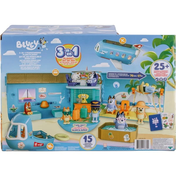 Moose Toys Bluey - 3-in-1 Airplane Spielset, Spielfahrzeug 16 Moose Toys Bluey - 3-in-1 Airplane Spielset, Spielfahrzeug – Bild 14