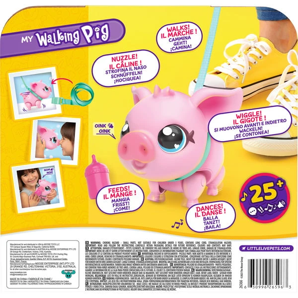 Moose Toys Little Live Pets - Mein Hausschwein Piggly, Kuscheltier 5 Moose Toys Little Live Pets - Mein Hausschwein Piggly, Kuscheltier – Bild 3