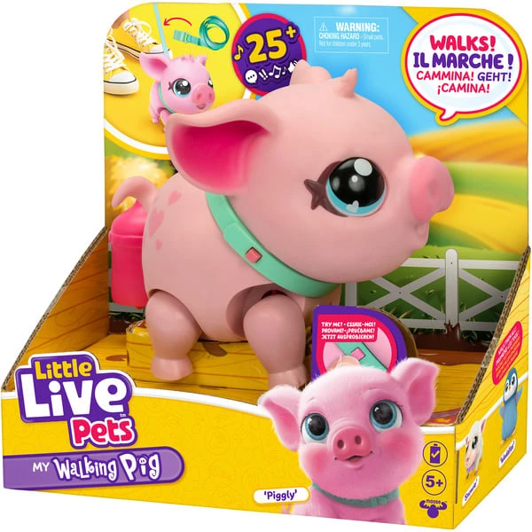 Moose Toys Little Live Pets - Mein Hausschwein Piggly, Kuscheltier 6 Moose Toys Little Live Pets - Mein Hausschwein Piggly, Kuscheltier – Bild 4