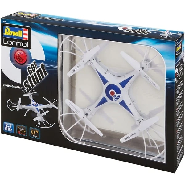 Revell Quadrocopter GO! STUNT, Drohne (weiß/blau) 8 Revell Quadrocopter GO! STUNT, Drohne (weiß/blau) – Bild 6
