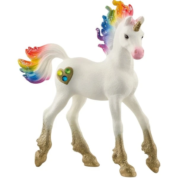 Schleich Bayala Regenbogeneinhorn Fohlen, Spielfigur 3 Schleich Bayala Regenbogeneinhorn Fohlen, Spielfigur