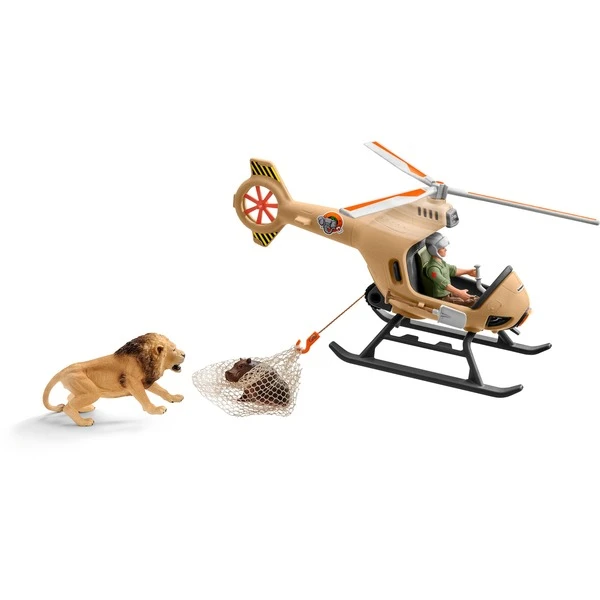 Schleich Wild Life Helikopter Tierrettung, Spielfigur 4 Schleich Wild Life Helikopter Tierrettung, Spielfigur – Bild 2