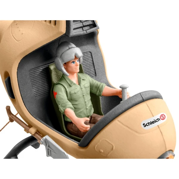 Schleich Wild Life Helikopter Tierrettung, Spielfigur 5 Schleich Wild Life Helikopter Tierrettung, Spielfigur – Bild 3