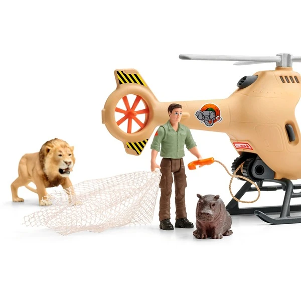 Schleich Wild Life Helikopter Tierrettung, Spielfigur 7 Schleich Wild Life Helikopter Tierrettung, Spielfigur – Bild 5