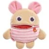 Schmidt Spiele Sorgenfresser Pia, Kuscheltier (beige/rosa, 23,5 Cm)
