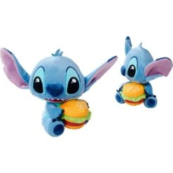 Simba Disney Stitch Mit Burger, Kuscheltier (25 Cm)