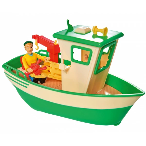 Simba Feuerwehrmann Sam Charlies Fischerboot Mit Figur, Spielfahrzeug 5 Simba Feuerwehrmann Sam Charlies Fischerboot Mit Figur, Spielfahrzeug – Bild 3