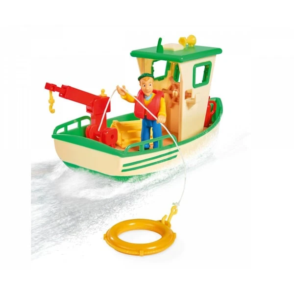 Simba Feuerwehrmann Sam Charlies Fischerboot Mit Figur, Spielfahrzeug 10 Simba Feuerwehrmann Sam Charlies Fischerboot Mit Figur, Spielfahrzeug – Bild 8