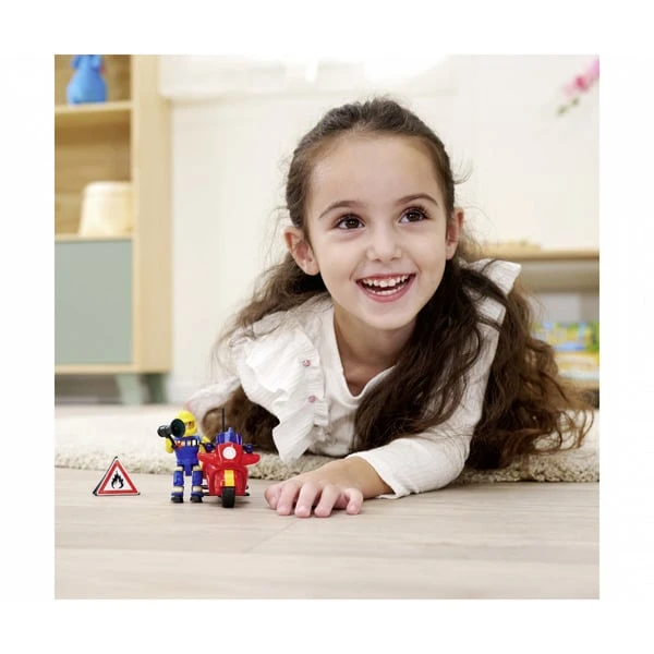 Simba Feuerwehrmann Sam Feuerwehr Motorrad Mit Figur, Spielfahrzeug 9 Simba Feuerwehrmann Sam Feuerwehr Motorrad Mit Figur, Spielfahrzeug – Bild 7