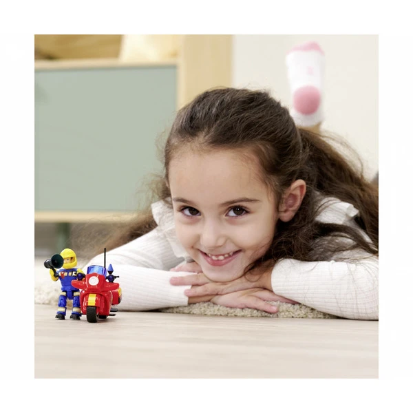 Simba Feuerwehrmann Sam Feuerwehr Motorrad Mit Figur, Spielfahrzeug 10 Simba Feuerwehrmann Sam Feuerwehr Motorrad Mit Figur, Spielfahrzeug – Bild 8