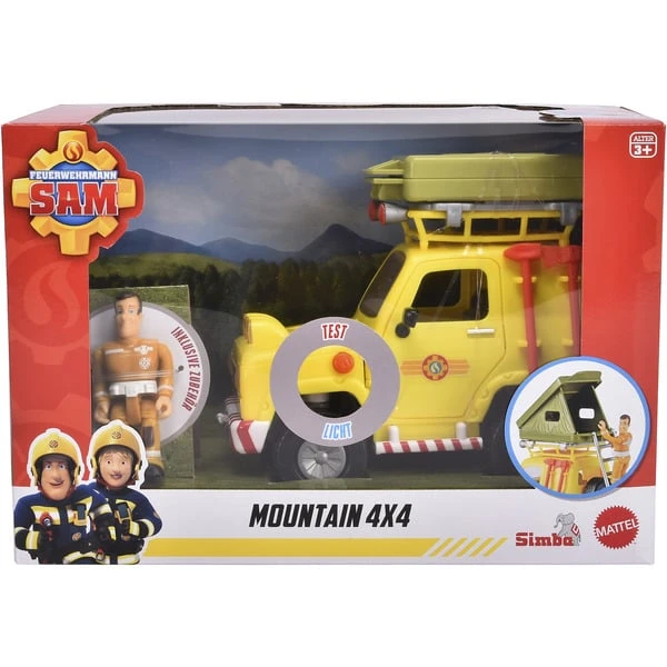 Simba Feuerwehrmann Sam Geländewagen Mit Dachzelt, Spielfahrzeug 4 Simba Feuerwehrmann Sam Geländewagen Mit Dachzelt, Spielfahrzeug – Bild 2