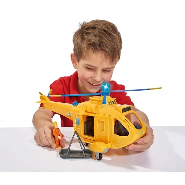 Simba Feuerwehrmann Sam Hubschrauber Wallaby II, Spielfahrzeug (gelb/blau, Mit Figur) 17 Simba Feuerwehrmann Sam Hubschrauber Wallaby II, Spielfahrzeug (gelb/blau, Mit Figur) – Bild 15