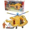 Simba Feuerwehrmann Sam Hubschrauber Wallaby II Mit Figur, Spielfahrzeug
