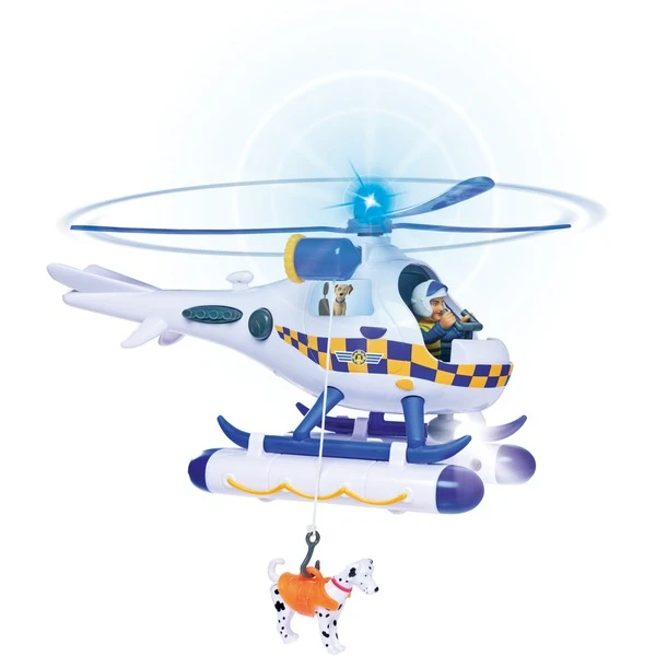 Simba Feuerwehrmann Sam Polizei Wallaby, Spielfahrzeug (weiß/blau, Mit Licht Und Sound) 5 Simba Feuerwehrmann Sam Polizei Wallaby, Spielfahrzeug (weiß/blau, Mit Licht Und Sound) – Bild 3