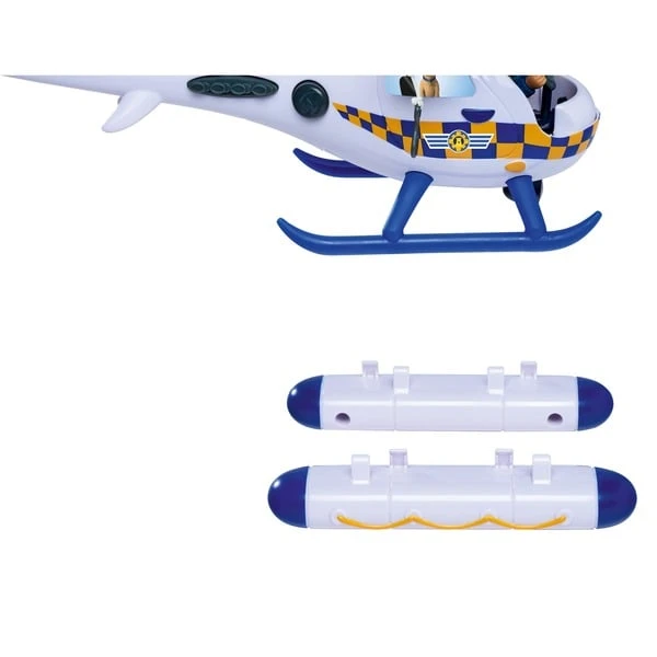 Simba Feuerwehrmann Sam Polizei Wallaby, Spielfahrzeug (weiß/blau, Mit Licht Und Sound) 7 Simba Feuerwehrmann Sam Polizei Wallaby, Spielfahrzeug (weiß/blau, Mit Licht Und Sound) – Bild 5