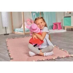 Simba Peppa Wutz, Kuscheltier (rosa/rot, 33 Cm) -Spielzeug Verkäufe Simba Peppa Wutz Kuscheltier@@1623614 3