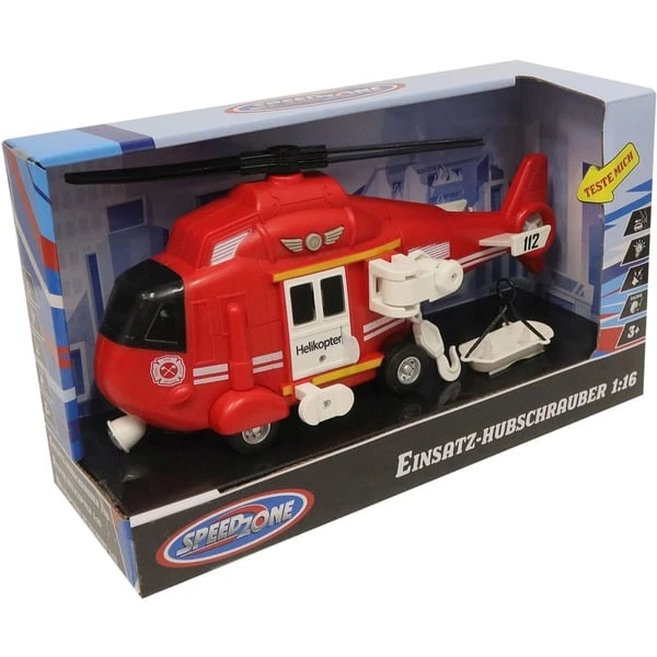 Speedzone Einsatz Hubschrauber Licht & Sound, Spielfahrzeug 4 Speedzone Einsatz Hubschrauber Licht & Sound, Spielfahrzeug – Bild 2