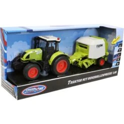 Speedzone Traktor Mit Rundballenpresse, Spielfahrzeug -Spielzeug Verkäufe Speedzone Traktor mit Rundballenpresse Spielfahrzeug@@100094114 1
