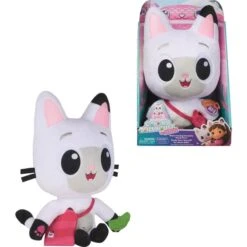 Spin Master Gabby‘s Dollhouse: Der Film – Interaktiver Plüsch Panda Pfötchen, Kuscheltier (33 Cm)