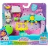 Spin Master Gabby's Dollhouse - Balkon-Spielset Pandy Paws Sternenhimmel, Spielfigur