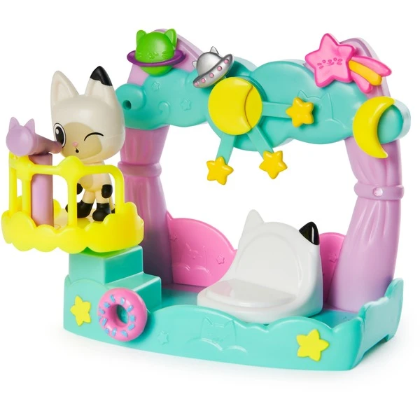 Spin Master Gabby's Dollhouse - Balkon-Spielset Pandy Paws Sternenhimmel, Spielfigur – Bild 3