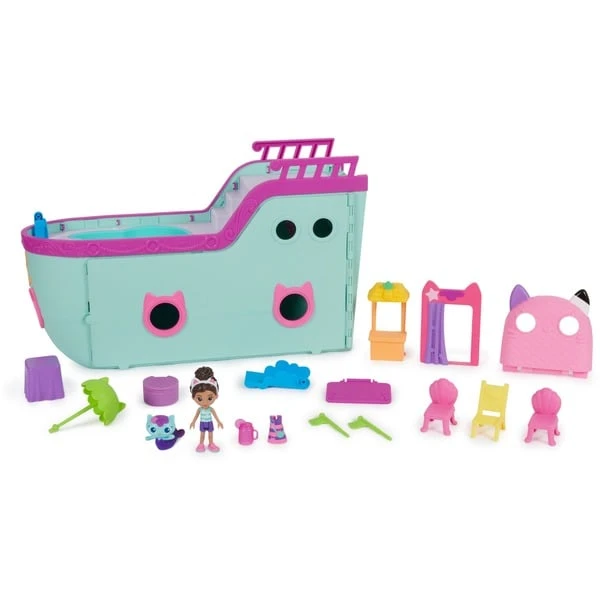 Spin Master Gabby's Dollhouse - Gabbys Kreuzfahrtschiff, Spielfahrzeug 5 Spin Master Gabby's Dollhouse - Gabbys Kreuzfahrtschiff, Spielfahrzeug – Bild 3