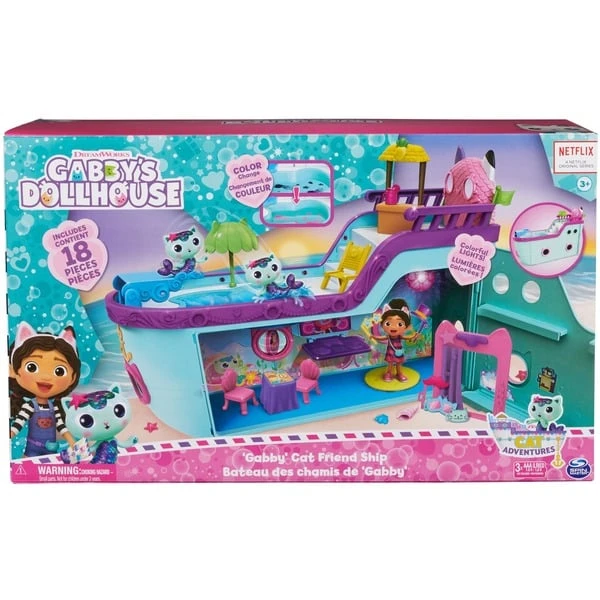 Spin Master Gabby's Dollhouse - Gabbys Kreuzfahrtschiff, Spielfahrzeug 12 Spin Master Gabby's Dollhouse - Gabbys Kreuzfahrtschiff, Spielfahrzeug – Bild 10