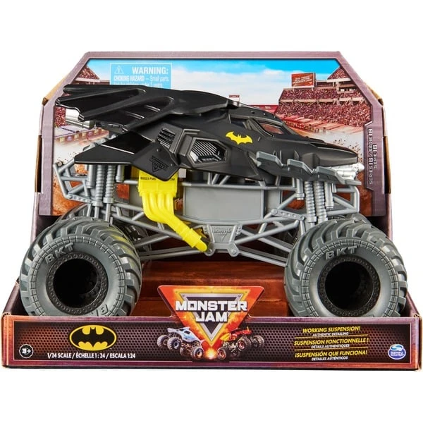 Spin Master Monster Jam - Offizieller Batmobile Monster Truck, Spielfahrzeug (Maßstab 1:24) 3 Spin Master Monster Jam - Offizieller Batmobile Monster Truck, Spielfahrzeug (Maßstab 1:24)