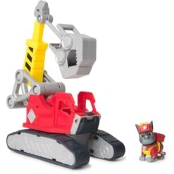 Spin Master Rubble & Crew - Chargers 2-in-1 Mega Kran, Spielfahrzeug (mit Abnehmbarer Baggerkralle, Presslufthammer Und Charger Hundefigur) -Spielzeug Verkäufe Spin Master Rubble Crew Chargers 2 in 1 Mega Kran Spielfahrzeug@@100140446 1