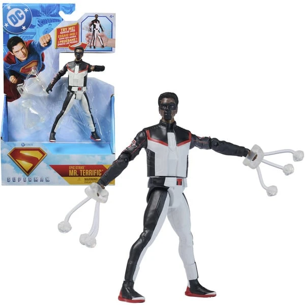 Spin Master Superman - 15 Cm Mr.Terrific Deluxe Action-Figur, Spielfigur