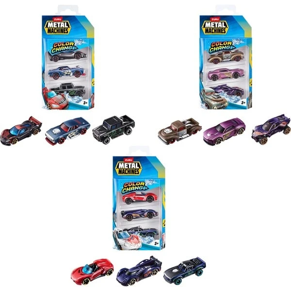 ZURU Metal Machines - Color Shifters 3er-Pack, Spielfahrzeug 3 ZURU Metal Machines - Color Shifters 3er-Pack, Spielfahrzeug