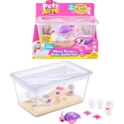 ZURU Pets Alive - Mama Turtle & Baby Surprise, Spielfigur