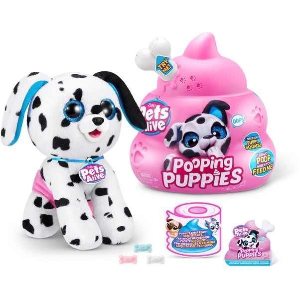 ZURU Pets Alive - Pooping Puppies Dalmatiner, Spielfigur 4 ZURU Pets Alive - Pooping Puppies Dalmatiner, Spielfigur – Bild 2