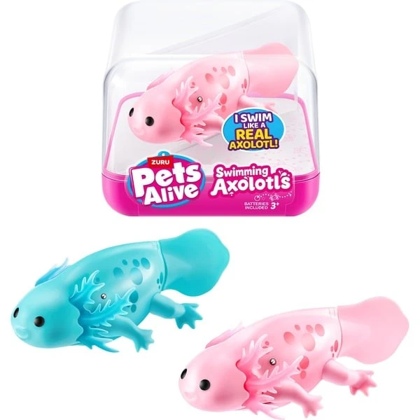 ZURU Pets Alive - Swimming Axolotls, Spielfigur (sortierter Artikel, Eine Figur) 3 ZURU Pets Alive - Swimming Axolotls, Spielfigur (sortierter Artikel, Eine Figur)