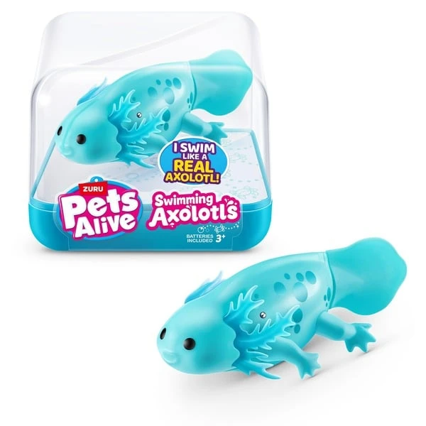 ZURU Pets Alive - Swimming Axolotls, Spielfigur (sortierter Artikel, Eine Figur) 4 ZURU Pets Alive - Swimming Axolotls, Spielfigur (sortierter Artikel, Eine Figur) – Bild 2