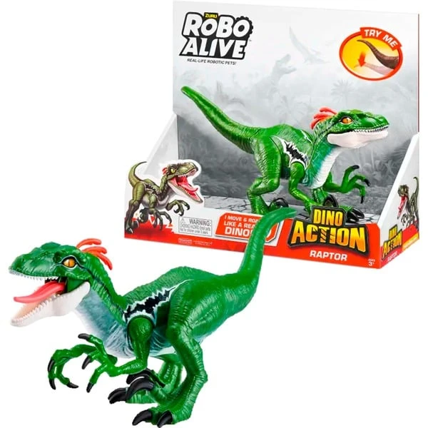 ZURU Robo Alive Dino Action Raptor, Spielfigur 3 ZURU Robo Alive Dino Action Raptor, Spielfigur