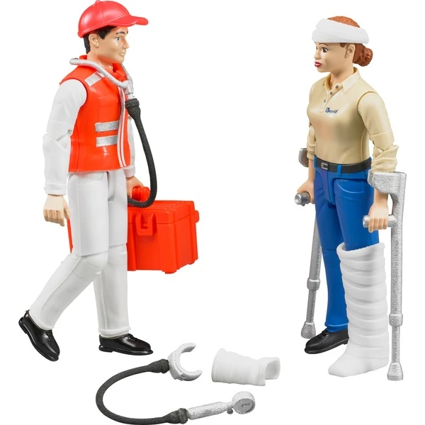 Bruder Figurenset Rettungsdienst, Spielfigur 4 Bruder Figurenset Rettungsdienst, Spielfigur – Bild 2