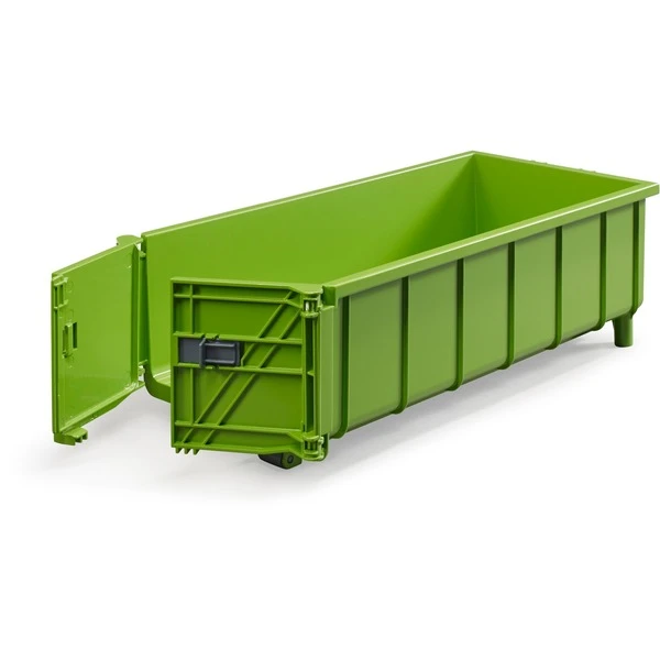 Bruder Hakenlift-Anhänger Für Traktoren, Modellfahrzeug (grün/schwarz) 8 Bruder Hakenlift-Anhänger Für Traktoren, Modellfahrzeug (grün/schwarz) – Bild 6