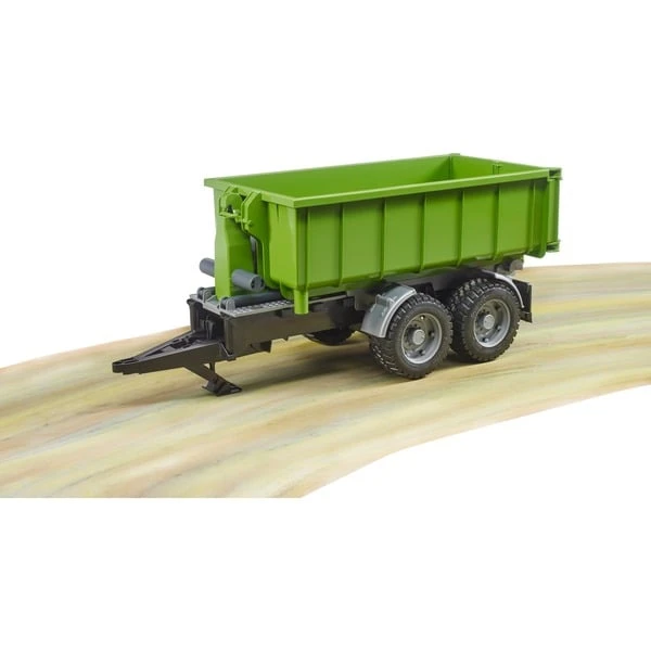 Bruder Hakenlift-Anhänger Für Traktoren, Modellfahrzeug (grün/schwarz) 10 Bruder Hakenlift-Anhänger Für Traktoren, Modellfahrzeug (grün/schwarz) – Bild 8