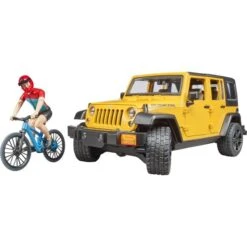 Bruder Jeep Wrangler Rubicon Unlimited, Modellfahrzeug (gelb/schwarz, Inkl. Mountainbike Und Radfahrer) -Spielzeug Verkäufe bruder Jeep Wrangler Rubicon Unlimited Modellfahrzeug@@1ssbf06y 2