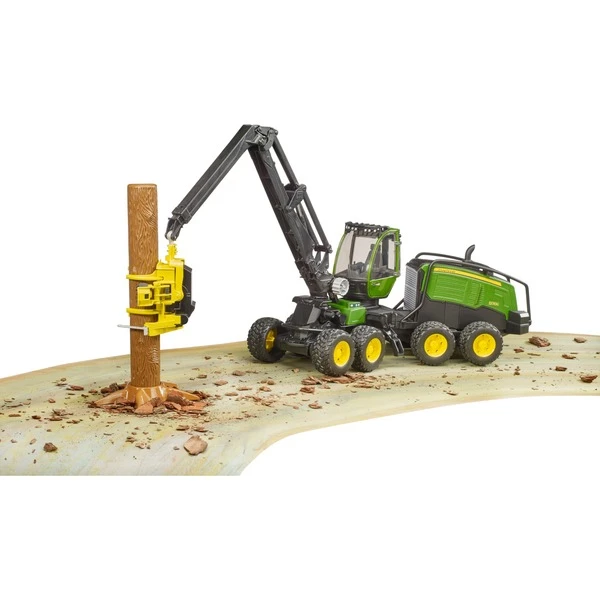 Bruder John Deere 1270G Harvester, Modellfahrzeug (grün/schwarz, Inkl. Baumstamm) 13 Bruder John Deere 1270G Harvester, Modellfahrzeug (grün/schwarz, Inkl. Baumstamm) – Bild 11